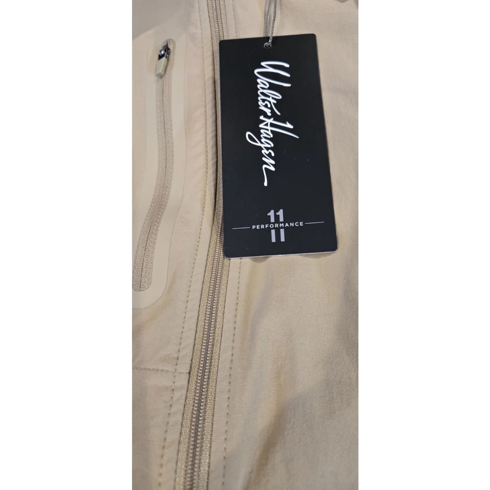 Walter Hagen Performance 11 Jacket Men's Sz Large New With Tags Tan Color (C-28)